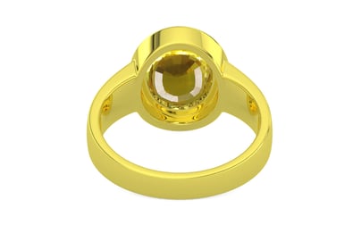 Panchdhatu Thailand Yellow Sapphire Ring Limited Quality (R3)