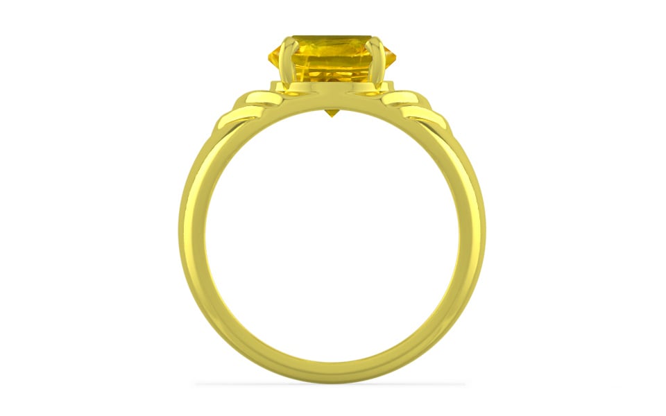 Panchdhatu Thailand Yellow Sapphire Ring Limited Quality (R4)