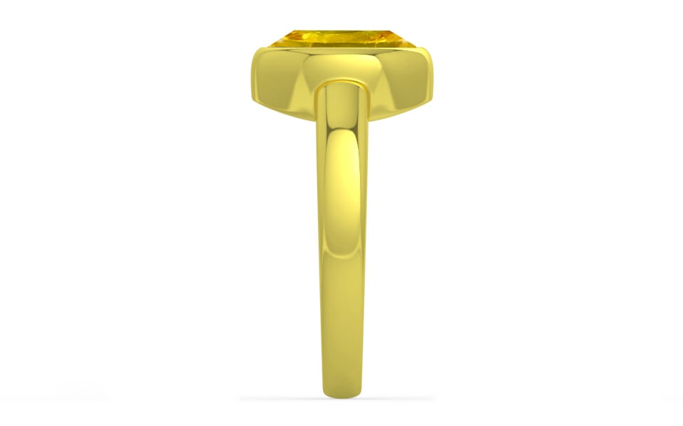 Panchdhatu Thailand Yellow Sapphire Ring Limited Quality (R6)