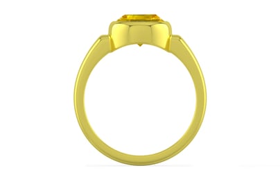 Panchdhatu Thailand Yellow Sapphire Ring Limited Quality (R6)