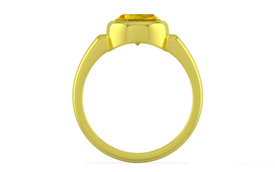 Panchdhatu Thailand Yellow Sapphire Ring Limited Quality (R6)