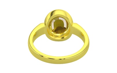 Panchdhatu Thailand Yellow Sapphire Ring Limited Quality (R6)