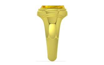 Panchdhatu Thailand Yellow Sapphire Ring Limited Quality (R7)