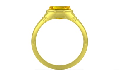 Panchdhatu Thailand Yellow Sapphire Ring Limited Quality (R7)