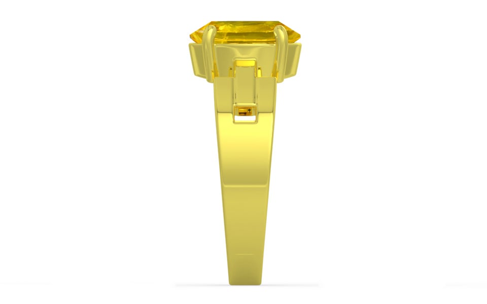Panchdhatu Thailand Yellow Sapphire Ring Limited Quality (R8)