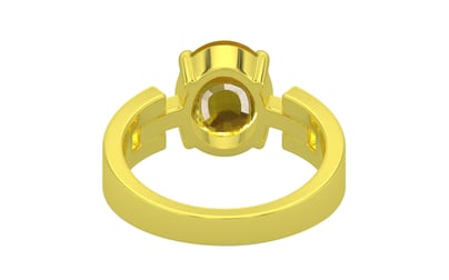 Panchdhatu Thailand Yellow Sapphire Ring Limited Quality (R8)