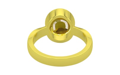 Panchdhatu Thailand Yellow Sapphire Ring Limited Quality (R9)
