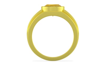 Panchdhatu Thailand Yellow Sapphire Ring Prime Quality (R1)