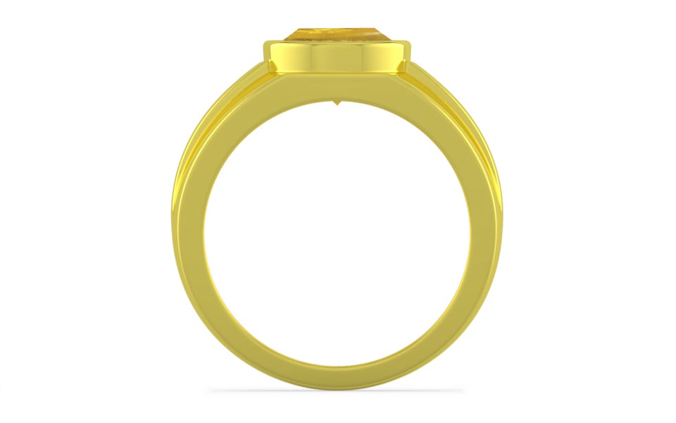 Panchdhatu Thailand Yellow Sapphire Ring Prime Quality (R1)