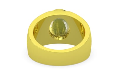 Panchdhatu Thailand Yellow Sapphire Ring Prime Quality (R1)