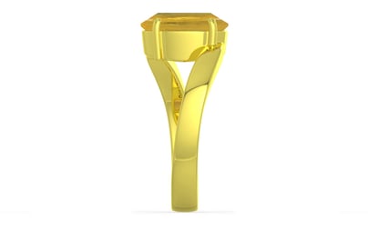 Panchdhatu Thailand Yellow Sapphire Ring Prime Quality (R2)