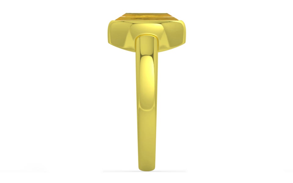 Panchdhatu Thailand Yellow Sapphire Ring Prime Quality (R6)