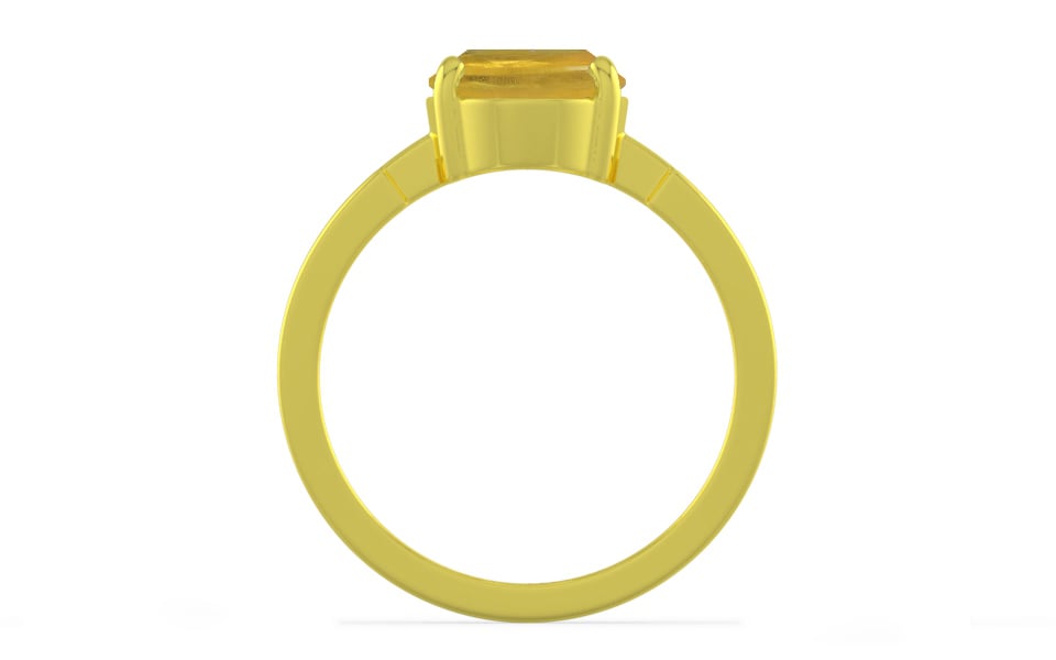 Panchdhatu Thailand Yellow Sapphire Ring Prime Quality (R8)