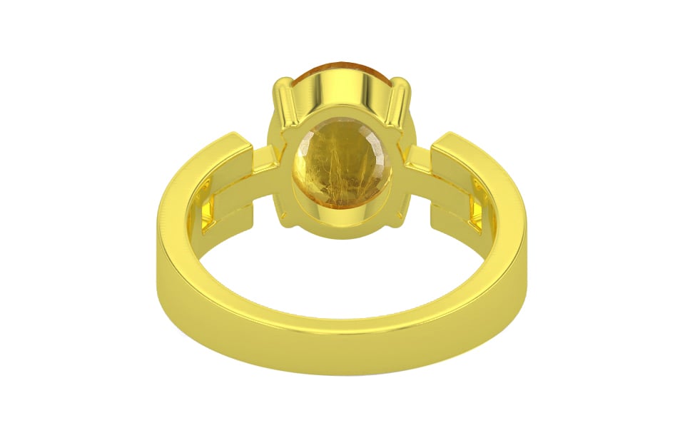 Panchdhatu Thailand Yellow Sapphire Ring Prime Quality (R8)