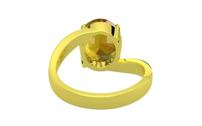 Panchdhatu Thailand Yellow Sapphire Ring Rare Quality (R2)