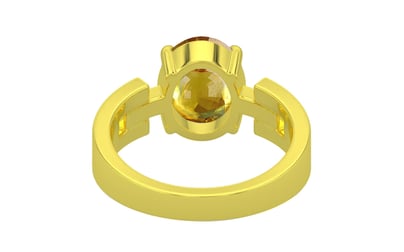 Panchdhatu Thailand Yellow Sapphire Ring Rare Quality (R8)
