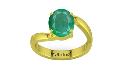Panchdhatu Zambian Emerald Ring Limited Quality (R2)