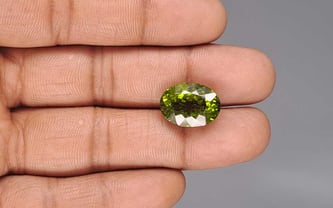 Peridot - 12.38 Carat Rare Quality PDT-14547
