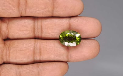 Peridot - 12.38 Carat Rare Quality PDT-14547