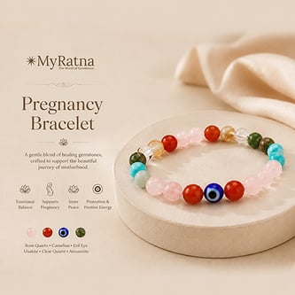 Pregnancy Crystal Bracelet for Fertility & Protection