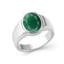 Premium 925 Sterling Silver Emerald Stone Men’s Ring
