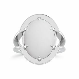 Premium Royal Sterling Silver Opal Gemstone Ring for Her