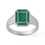 Premium Sterling Silver Emerald Men’s Ring