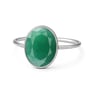 Pure 925 Sterling Silver Emerald Women’s Ring