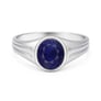 Pure Sterling Silver Neelam (Blue Sapphire) Ratna Women’s Ring