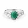 Pure Sterling Silver Panna (Emerald) Ratna Women’s Ring