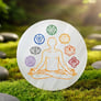 Round Selenite Crystal Charging Plate
