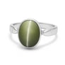 Royal Collection Sterling Silver Cat's Eye Ring for Women