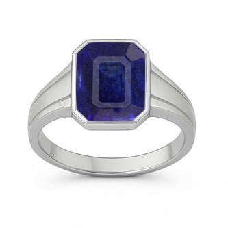 Royal Elite 925 Sterling Silver Blue Sapphire Ladies’ Ring
