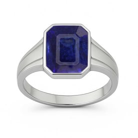 Royal Elite 925 Sterling Silver Blue Sapphire Ladies’ Ring