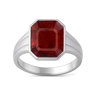 Royal Elite 925 Sterling Silver Hessonite Gomed Ladies’ Ring