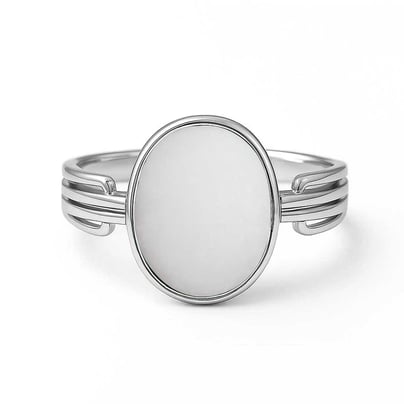 Royal Elite 925 Sterling Silver Opal Ladies’ Ring