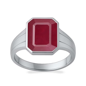 Royal Elite 925 Sterling Silver Ruby Ladies’ Ring