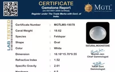 Russian Moonstone - 18.62 Carat Prime Quality MS-19078