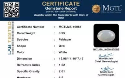 Russian Moonstone - 8.95 Carat Prime Quality MS-19064