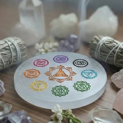 Selenite Charging Plate for Crystals