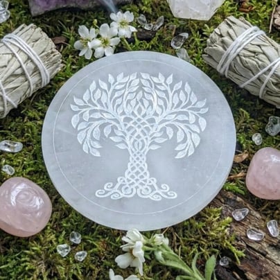 Selenite Crystal Recharging Plate