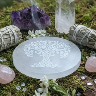 Selenite Crystal Recharging Plate