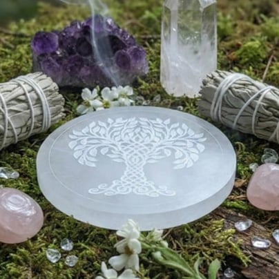 Selenite Crystal Recharging Plate