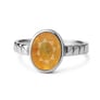 Signature 925 Sterling Silver Yellow Sapphire Ladies’ Ring