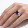 Skylyn Blue Sapphire Gemsotne Ring For Men