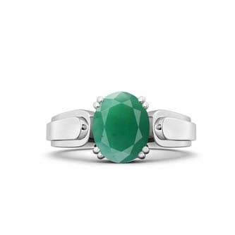 Skylyn Emerald Gemsotne Ring For Men