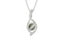 Sterling Silver Cat's Eye Pendant Fine Quality (P1)