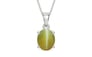 Sterling Silver Cat's Eye Pendant Limited Quality (P10)