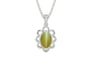 Sterling Silver Cat's Eye Pendant Limited Quality (P3)