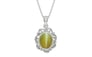 Sterling Silver Cat's Eye Pendant Limited Quality (P5)